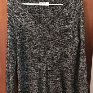 Black and white sweater